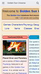 Mobile Screenshot of goldensunwiki.net